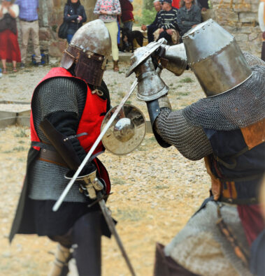 Fiesta medieval en Tiebas, Navarra
