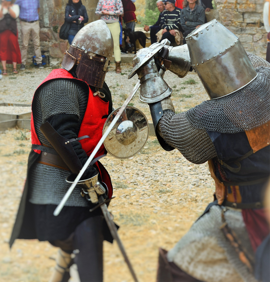 Fiesta medieval en Tiebas, Navarra