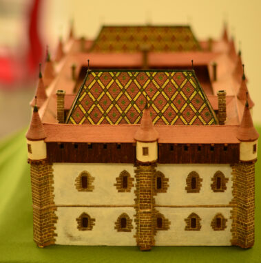 Maqueta del Castillo-Palacio de Tiebas